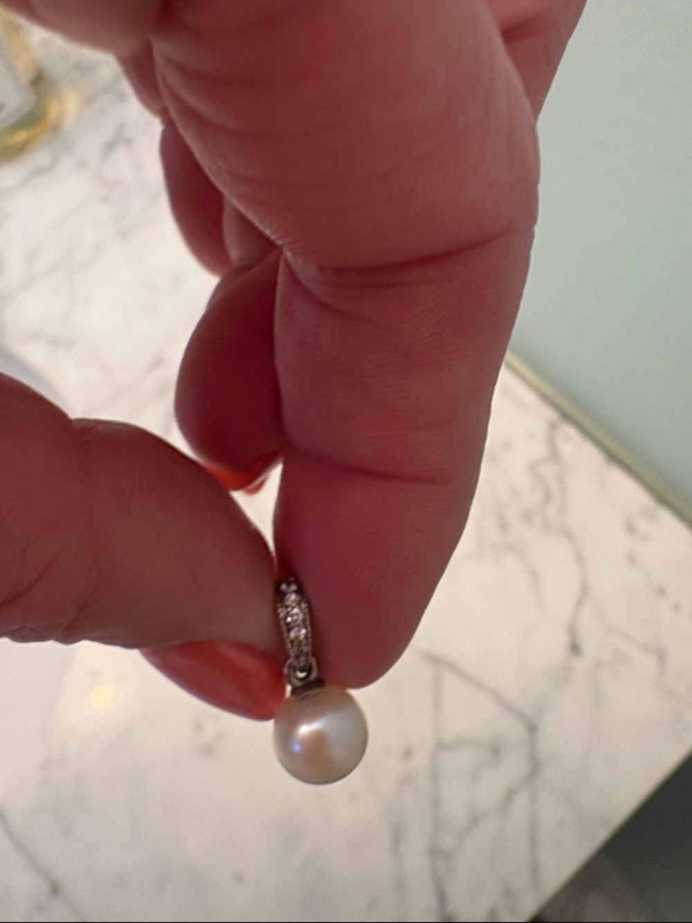 Pandora Pearl Necklace Charm